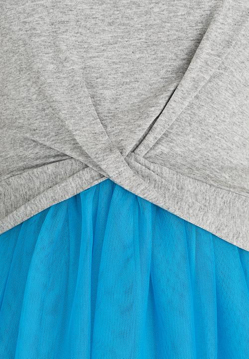 Rebel Republic - Combo T-shirt  Dress Turquoise