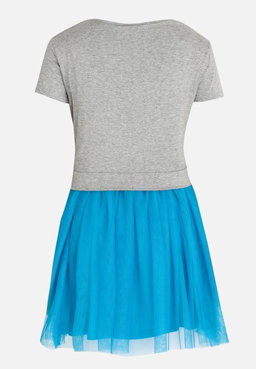Rebel Republic - Combo T-shirt  Dress Turquoise