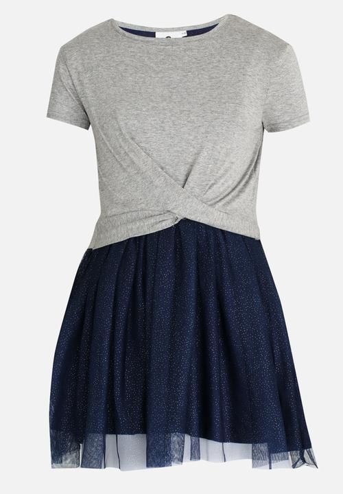 See-Saw - Combo T-shirt  Dress Navy