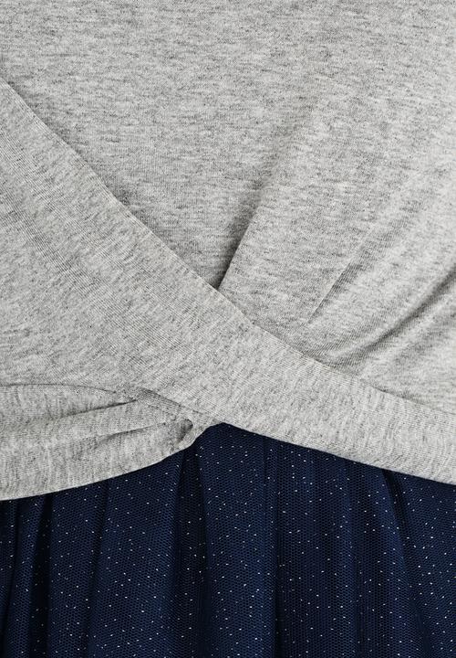 See-Saw - Combo T-shirt  Dress Navy