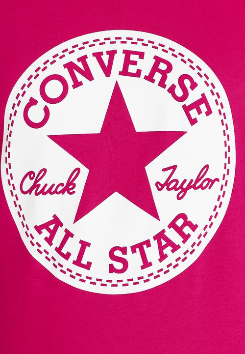 Converse - Converse Chuck Taylor Signature Tee Dark Pink