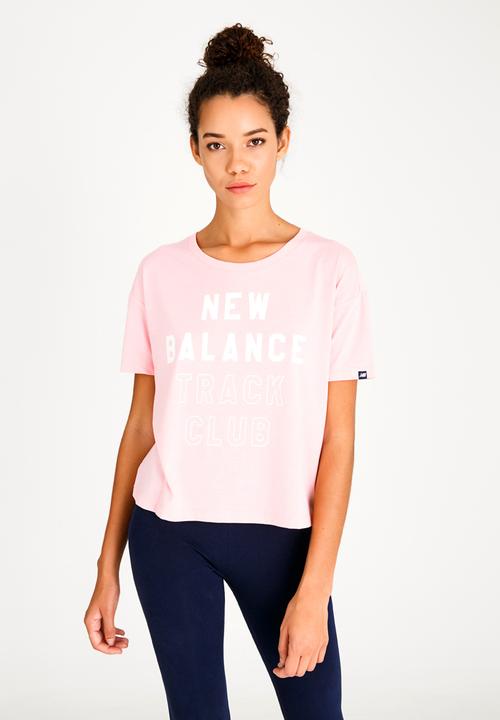 New Balance  - Essential TC Tee Pale Pink