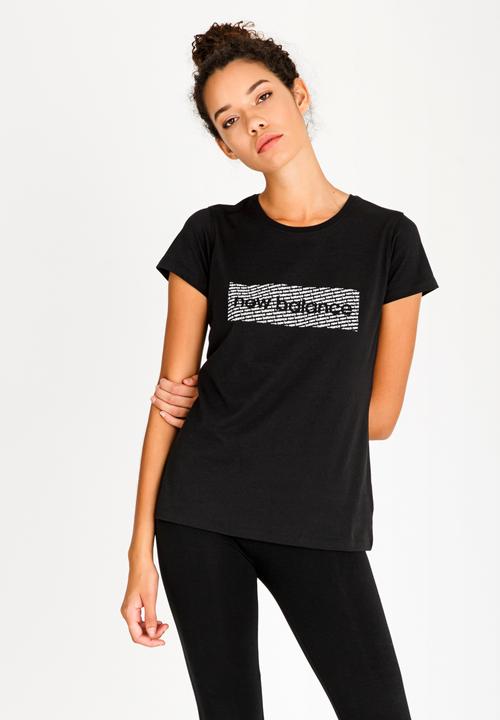 New Balance  - Blocked NB Tee Black