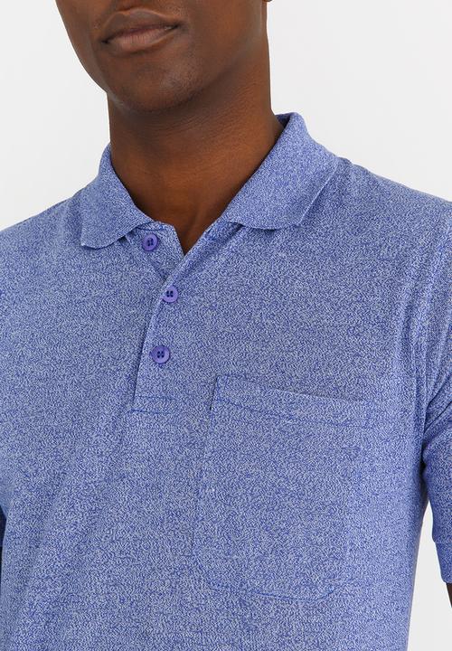 STYLE REPUBLIC - Pocket Detail Golfer Dark Purple