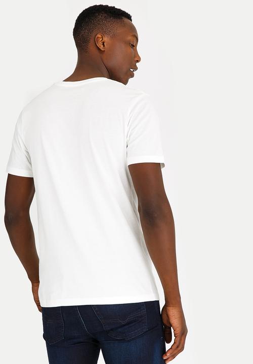 Jack & Jones - Crew neck tee - off white