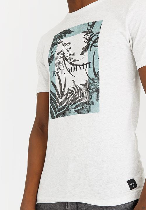 Only & Sons - Crew Neck Tee Pale Grey