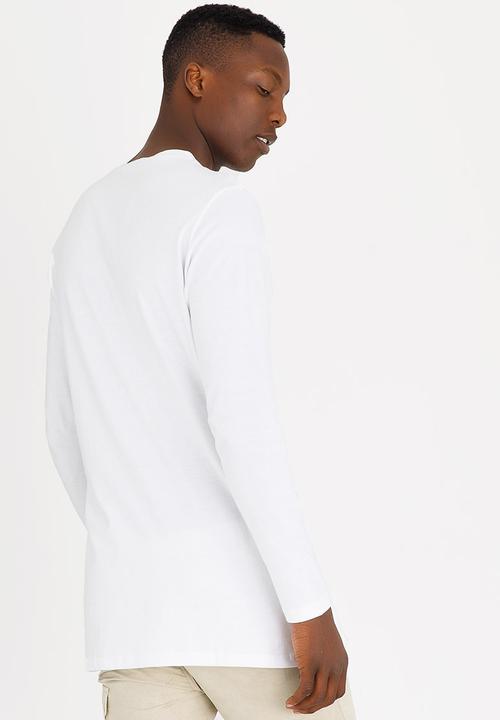 STYLE REPUBLIC - Swagger Longer Length Tee White