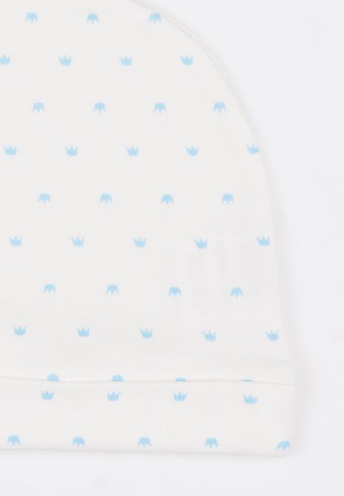 Baby Corner - Crown   Beanie Pale Blue