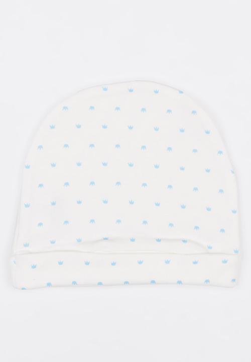 Baby Corner - Crown   Beanie Pale Blue