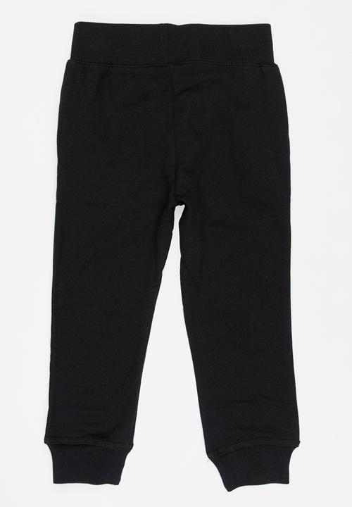 See-Saw - Printed Sweat Pants Black