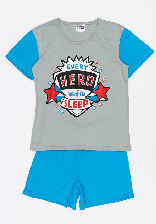 Twin Clothing - Hero Short Sleeve Sleepset Multi-colour
