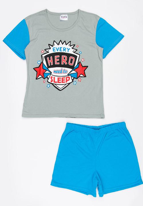 Twin Clothing - Hero Short Sleeve Sleepset Multi-colour