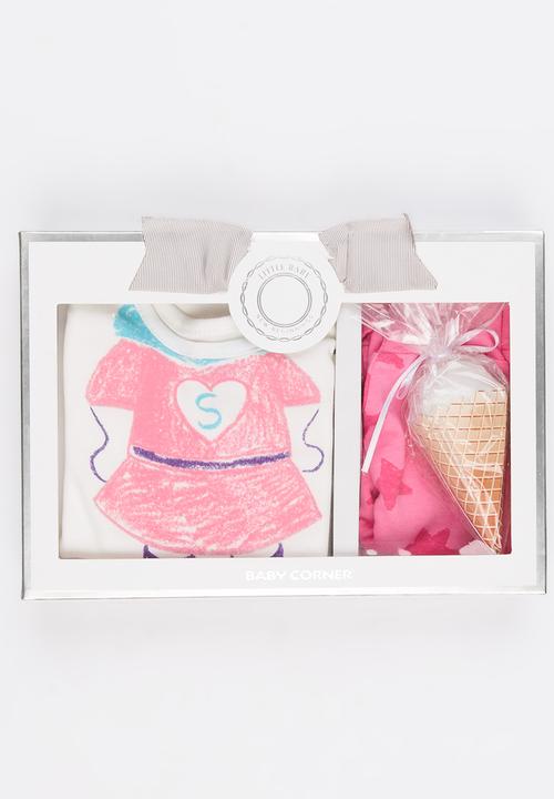Baby Corner - Hero Girl 3 Pack Pj Set White