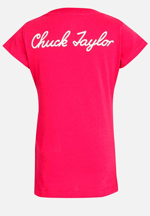 Converse - Converse Chuck Taylor Signature Tee Dark Pink