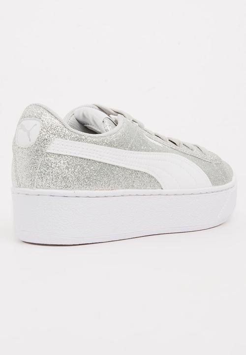 PUMA - Vikky Platform Glitz Sneaker Silver