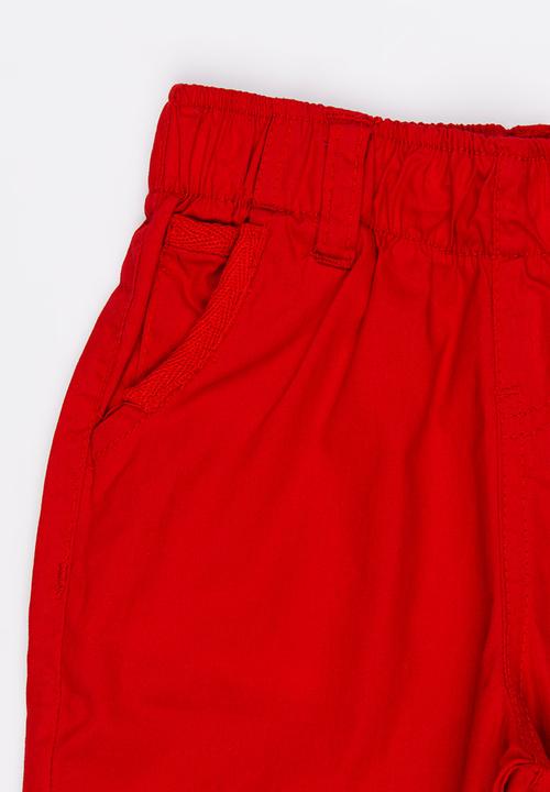 Twin Clothing - Plain Colour Shorts Red