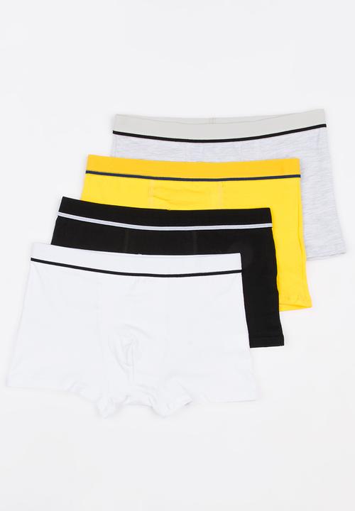 Pop Candy - 4 Pack Boxer Briefs Multi-colour