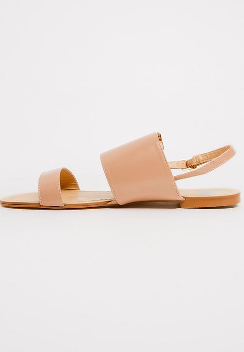 Footwork - Edie Buckle Detail Sandals Mid Pink