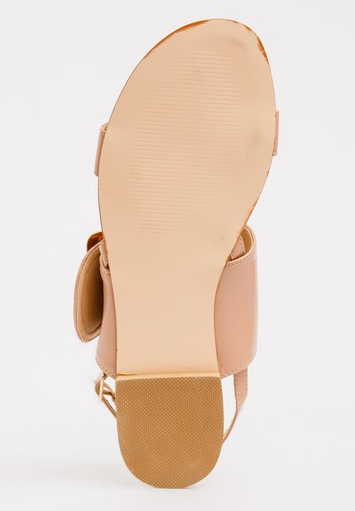 Footwork - Edie Buckle Detail Sandals Mid Pink