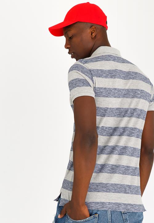 Brave Soul - Urwin 3 Button Golfer Grey