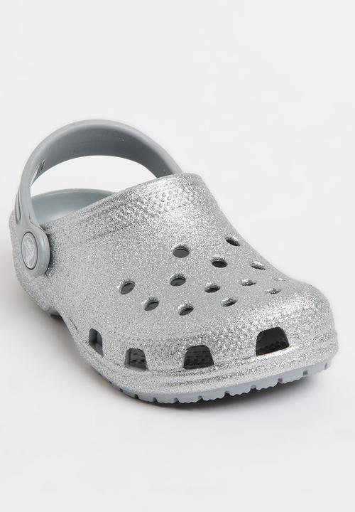 Crocs - Classic glitter clog - silver