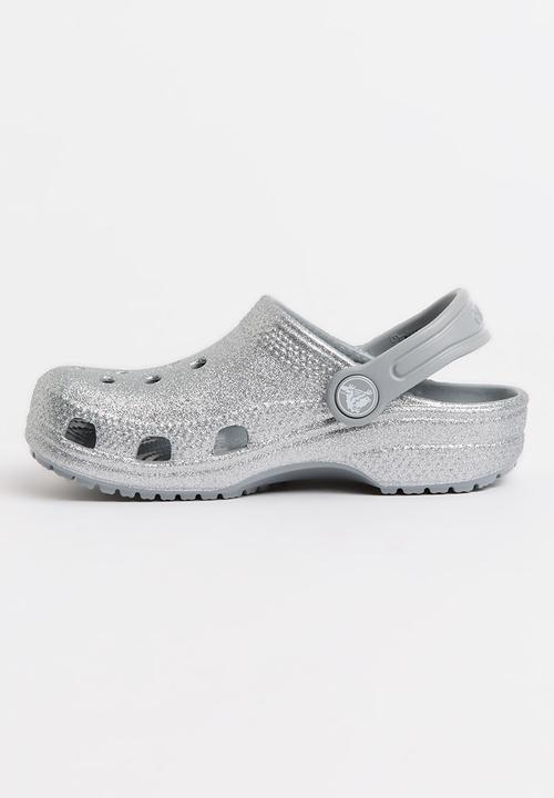 Crocs - Classic glitter clog - silver