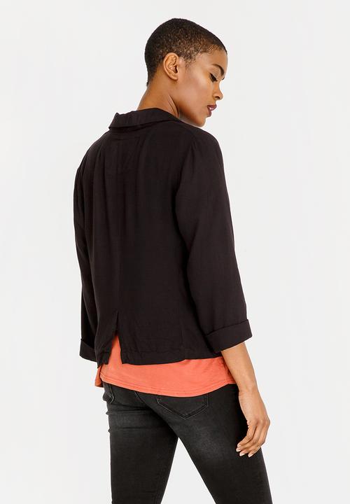 edit - Loose Fit Blazer Black