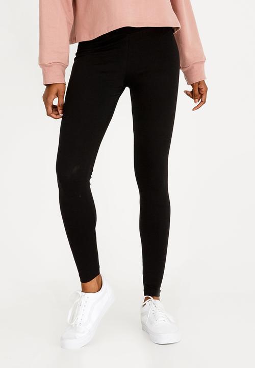 c(inch) - Highwaisted Quality Stretch Leggings Black