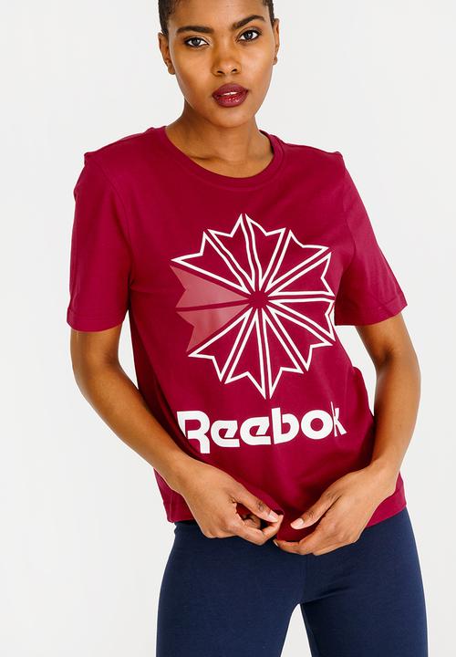Reebok Classic - Short Sleeve Tee Burgundy