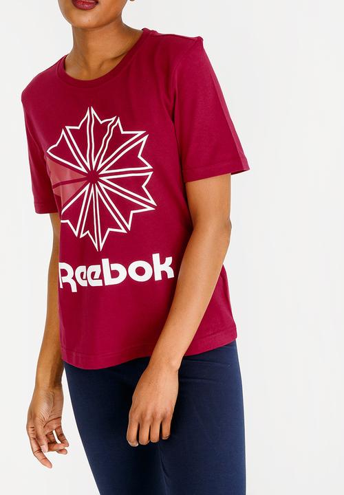 Reebok Classic - Short Sleeve Tee Burgundy