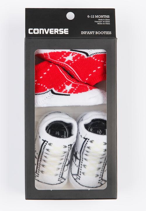 Converse - One Star 2 Pack Booties Red
