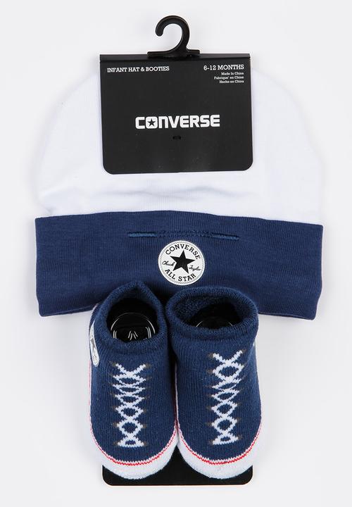 Converse - C.T.P. 2 Pack Hat & Bootie Set Navy