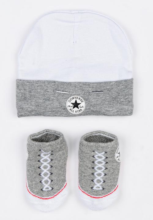 Converse - C.T.P. 2 Pack Hat & Bootie Set Dark Grey