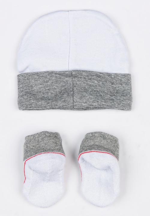 Converse - C.T.P. 2 Pack Hat & Bootie Set Dark Grey
