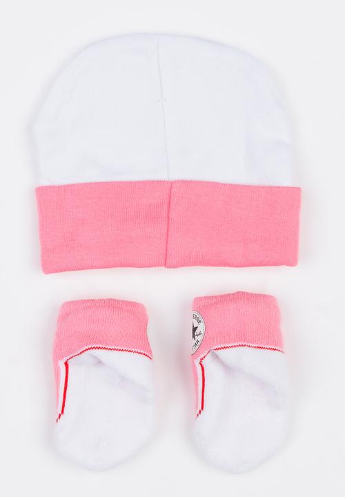 Converse - C.T.P. 2 Pack Hat & Bootie Set Cerise Pink