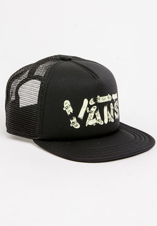 Vans - Logo Trucker Peak Cap Black