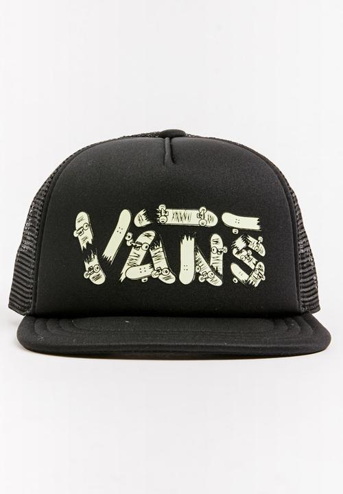 Vans - Logo Trucker Peak Cap Black