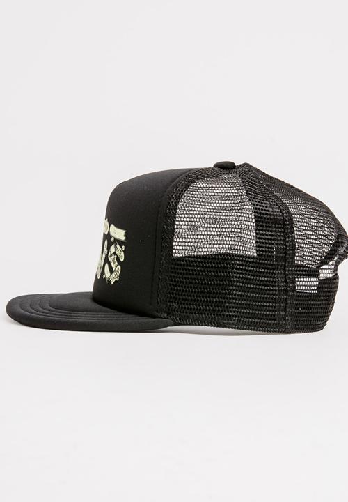 Vans - Logo Trucker Peak Cap Black