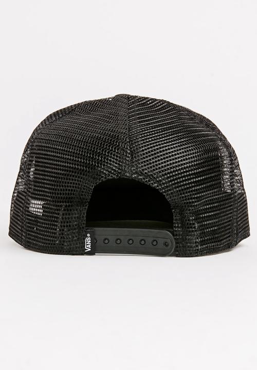 Vans - Logo Trucker Peak Cap Black