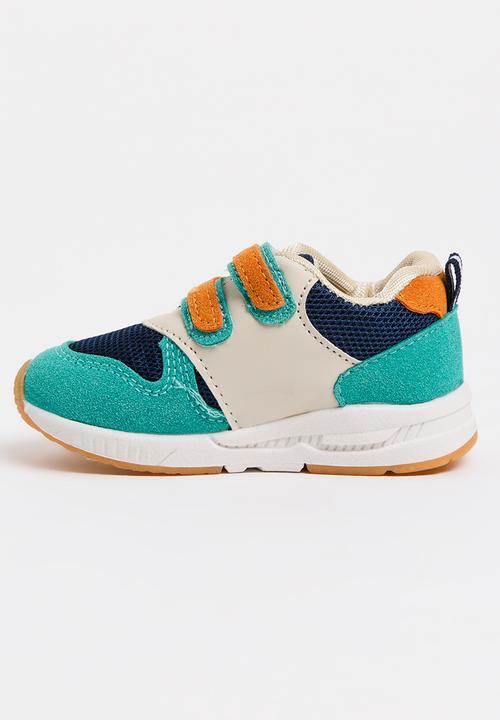 Pop Candy - Velcro strap sneaker green - multi