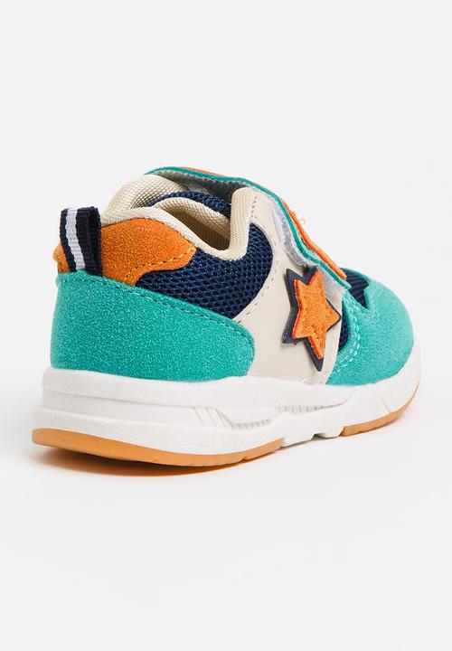 Pop Candy - Velcro strap sneaker green - multi