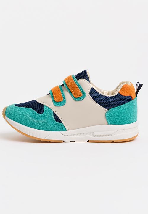 Pop Candy - Velcro Strap Sneaker Blue