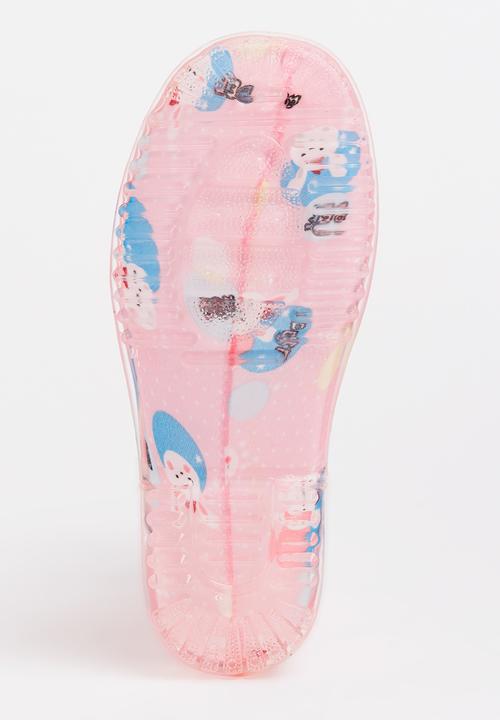 Pop Candy - AOP Rain Boots Pale Pink