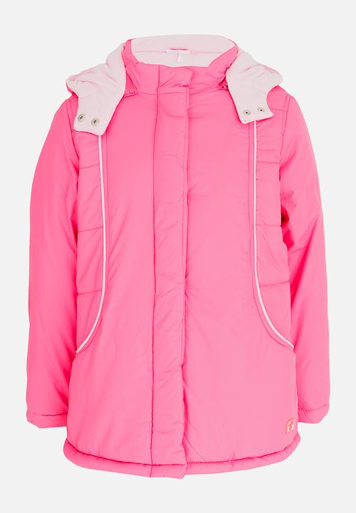 Pop Candy - Hooded Jacket Mid Pink