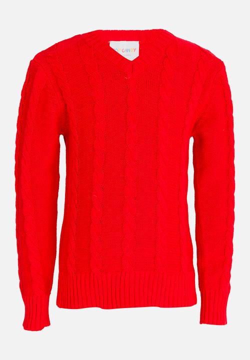 Pop Candy - Long Sleeve Jersey Red