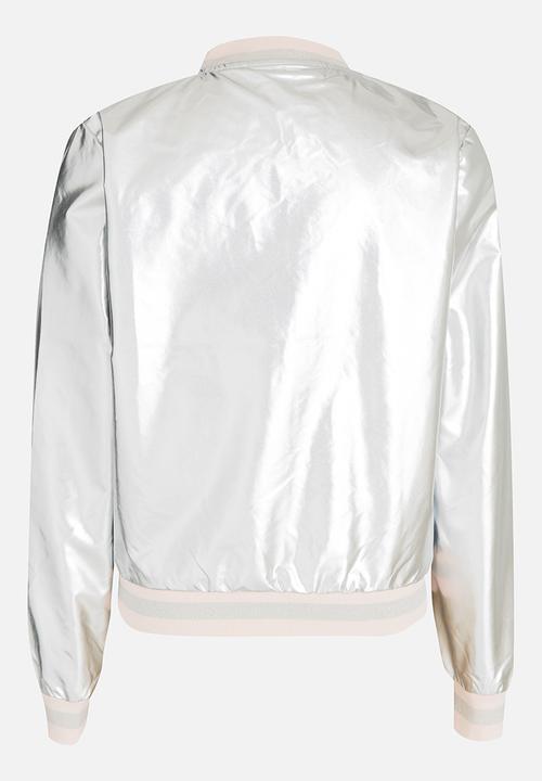Name It - Bomber Jacket Silver