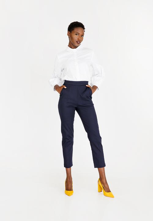 STYLE REPUBLIC - Fitted Trousers Navy