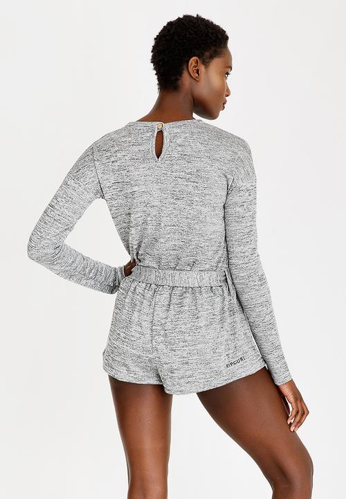 Rip Curl - Long Sleeve Playsuit Grey