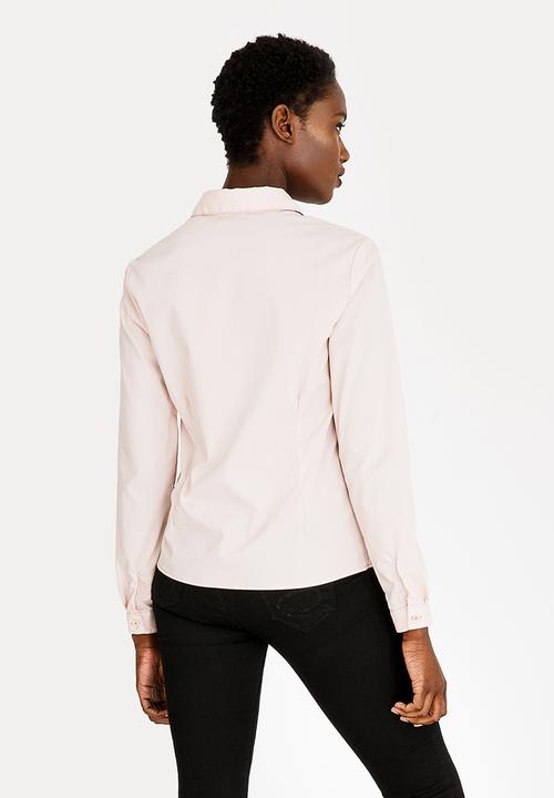 edit - Long Sleeve Classic Shirt Pale Pink