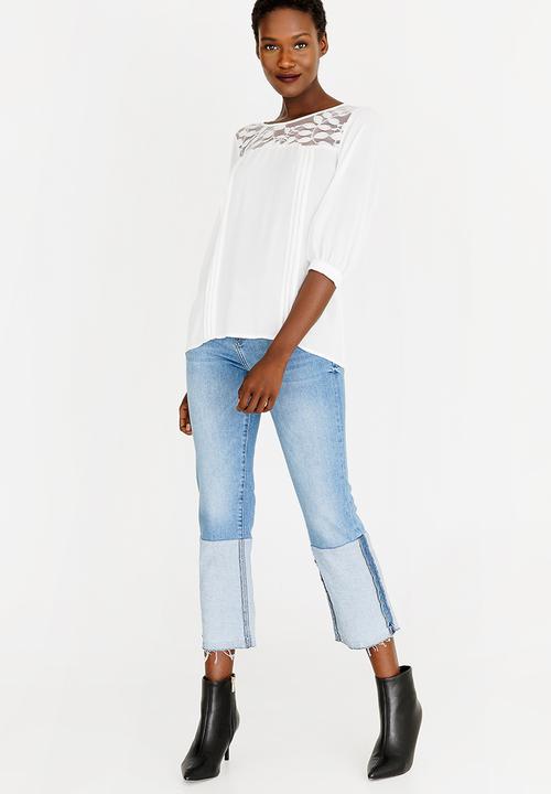ONLY - Venice 3/4 Sleeve To -  White